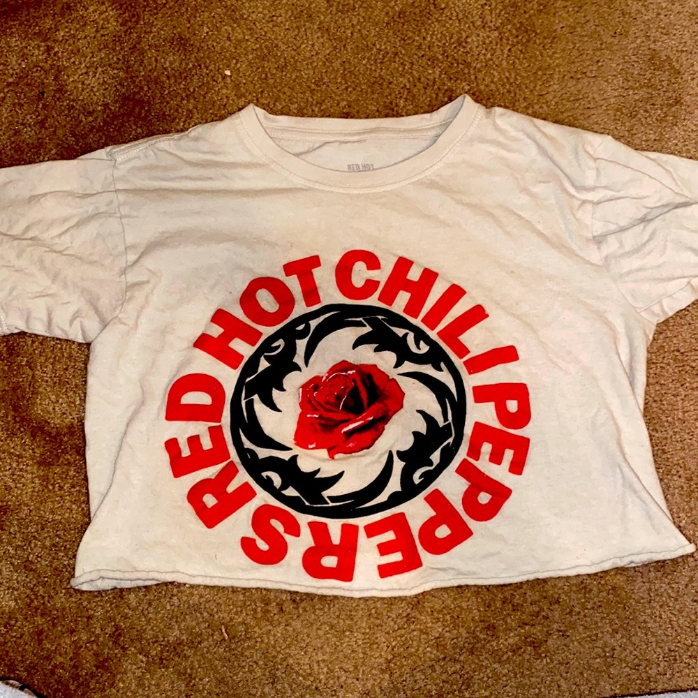 Red Hot Chili Pepers Cropped Shirt